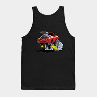 Muscle Car Cartoon Tank Top